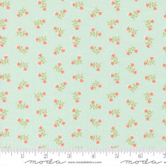 Sunbonnet Pale Blue Tossed Petals Yardage by Heather Briggs for Moda Fabrics