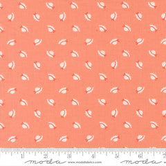 Sunbonnet Coral Bonnets Yardage by Heather Briggs for Moda Fabrics