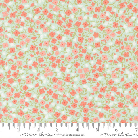 Sunbonnet Pale Blue Wild Blooms Yardage by Heather Briggs for Moda Fabrics
