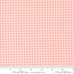 Sunbonnet Pale Pink Mini Gingham Yardage by Heather Briggs for Moda Fabrics