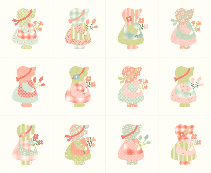Sunbonnet Fat Quarter Bundle by Heather Briggs for Moda Fabrics