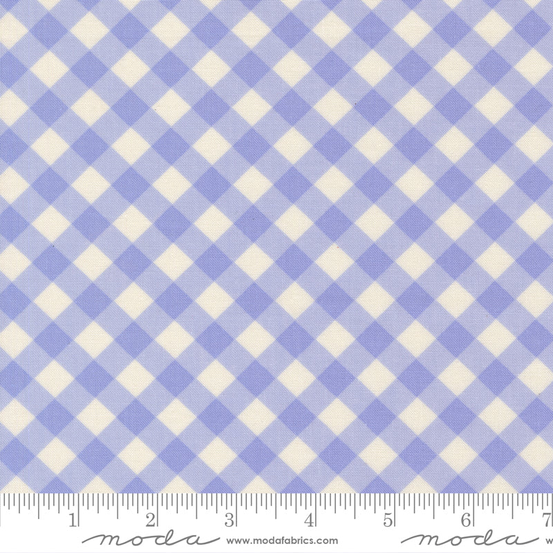Pastel Prairie Mist Gingham Yardage by Heather Briggs for Moda Fabrics