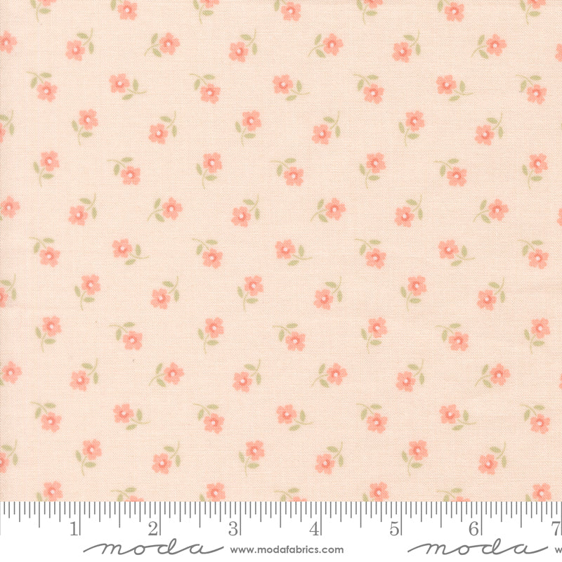 Handmade Sweetness Blush Posies Yardage by Heather Briggs for Moda Fabrics