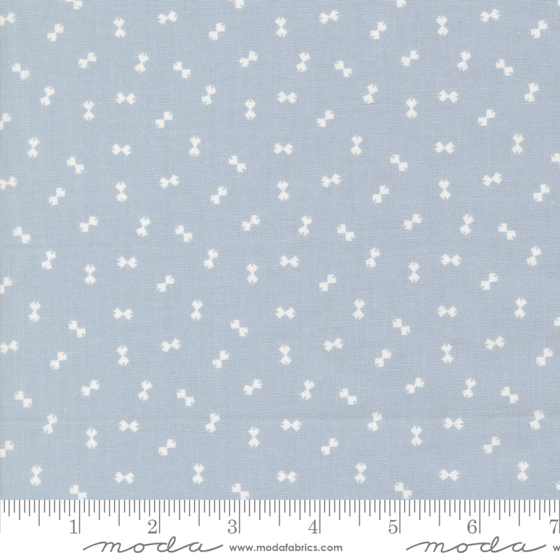 Handmade Sweetness Powder Blue Confetti Yardage by Heather Briggs for Moda Fabrics