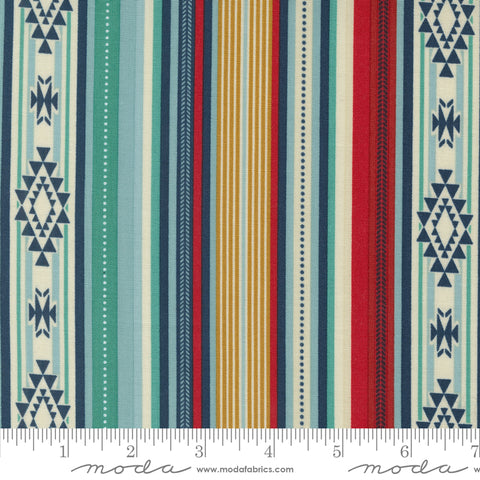 BOLT END 22" Saddle Ranch Multi Saddle Blanket Stripes Yardage by Moda for Moda Fabrics