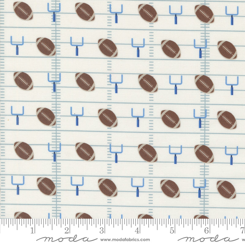 Play Ball Chalk Gridiron Yardage by Moda Fabrics