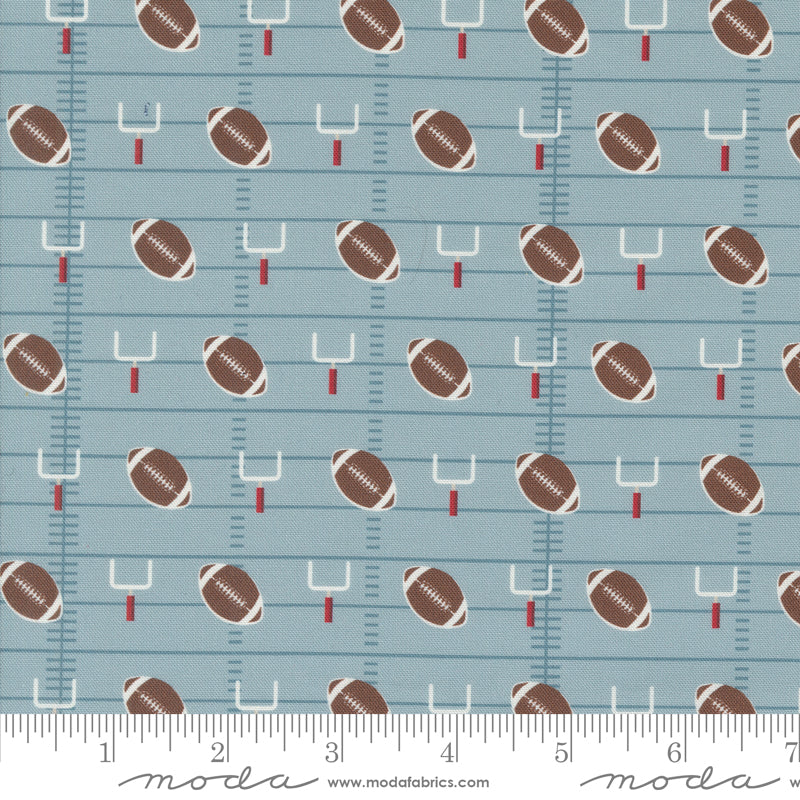 Play Ball Dolphin Gridiron Yardage by Moda Fabrics