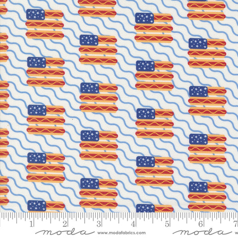 Play Ball Chalk Top Dog Yardage by Moda Fabrics