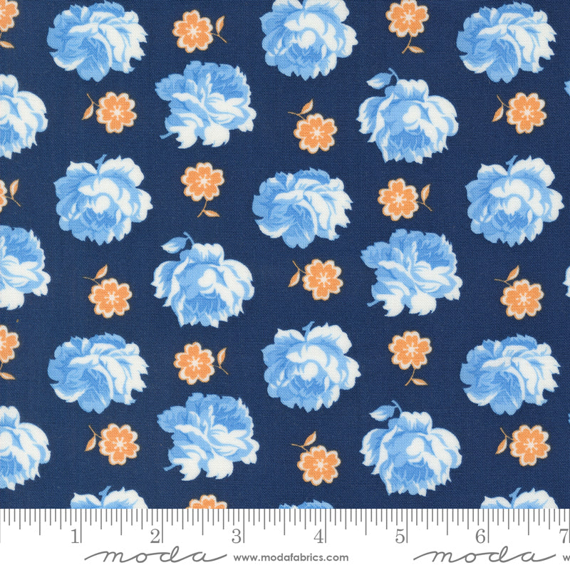 Denim & Daisies Midnight Jeans Denim Skirt Yardage by Fig Tree & Co. for Moda Fabrics