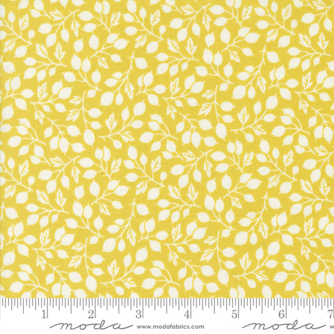 Portofino Citron Olive Branch Yardage by Fig Tree & Co. for Moda Fabrics