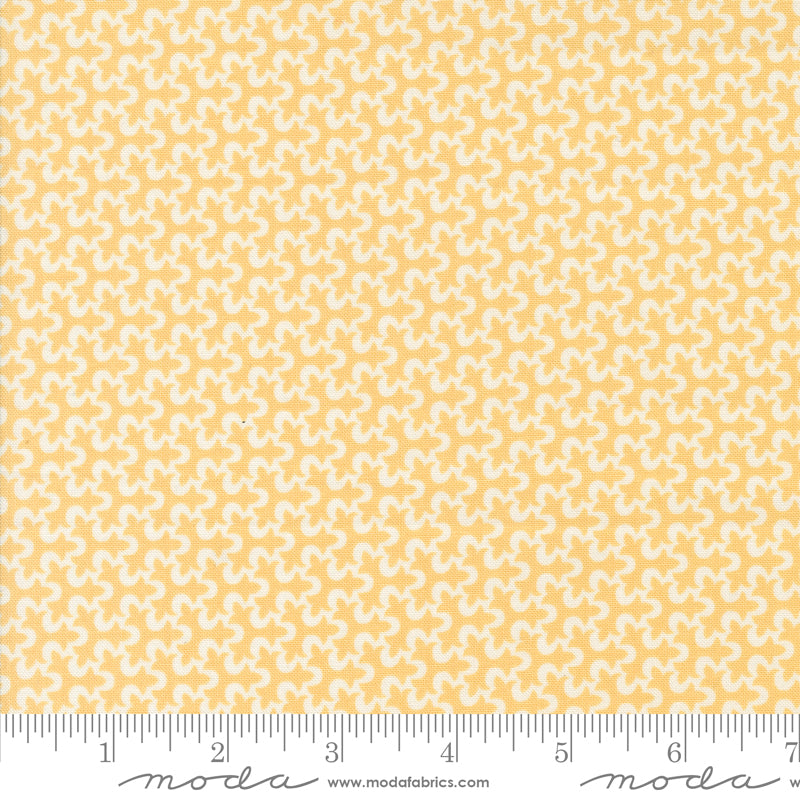Portofino Golden Wheat Fleur De Lis Yardage by Fig Tree & Co. for Moda Fabrics