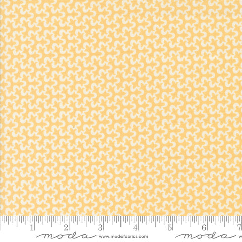 Portofino Golden Wheat Fleur De Lis Yardage by Fig Tree & Co. for Moda Fabrics