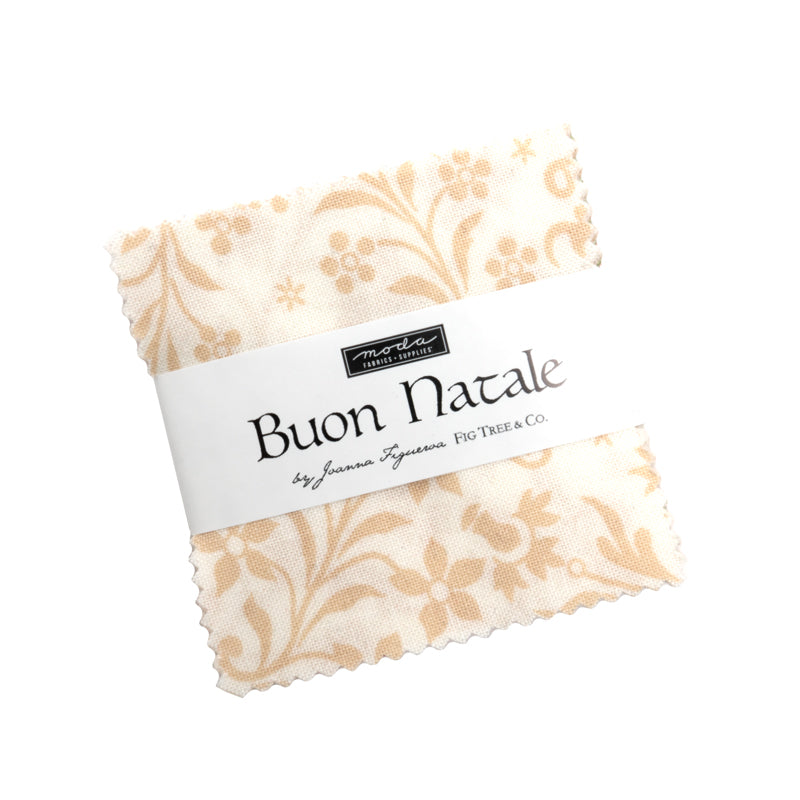 Buon Natale Mini Charm by Fig Tree & Co. for Moda Fabrics