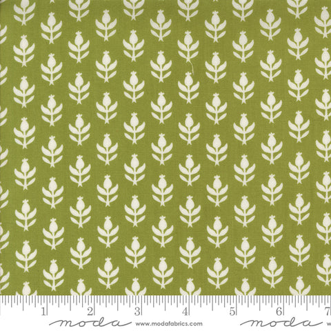 Buon Natale Pine Christmas Thistle Yardage by Fig Tree & Co. for Moda Fabrics