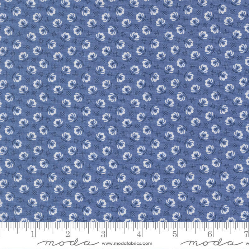 Rosie Denim Jeans Prairie Toss Yardage by Fig Tree & Co. for Moda Fabrics