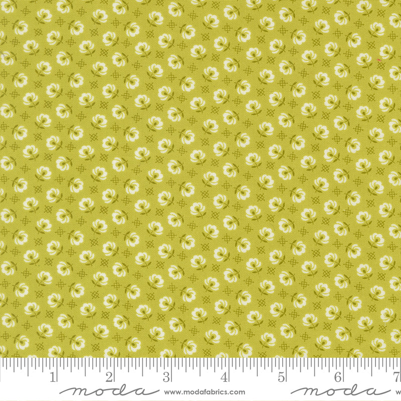 Rosie Green Apple Prairie Toss Yardage by Fig Tree & Co. for Moda Fabrics