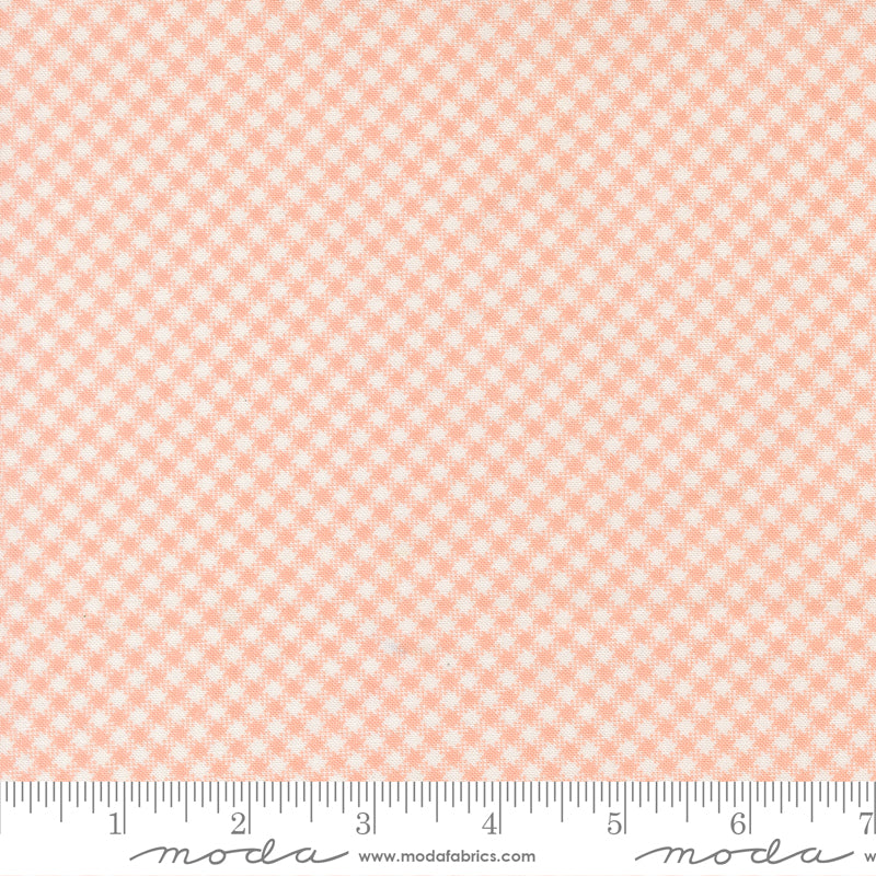 Rosie Rose Gingham Yardage by Fig Tree & Co. for Moda Fabrics