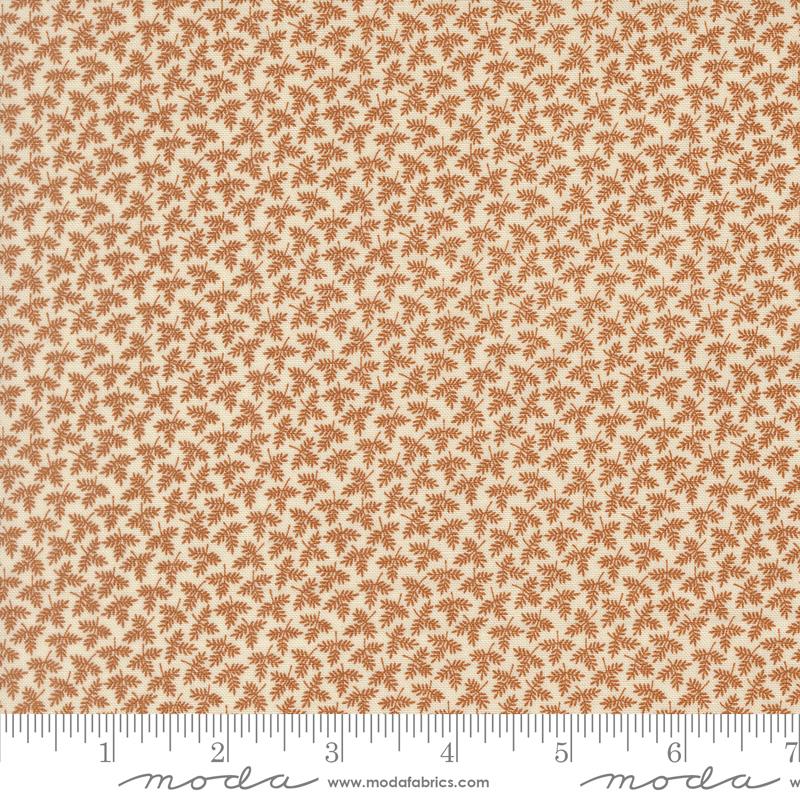 Butternut & Sage Cinnamon Fall Foliage Yardage by Fig Tree & Co. for Moda Fabrics