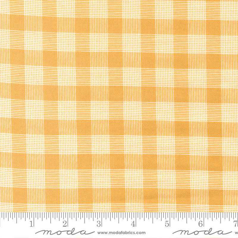 Bountiful Blooms Golden Plaid Yardage by Sherri & Chelsi for Moda Fabrics