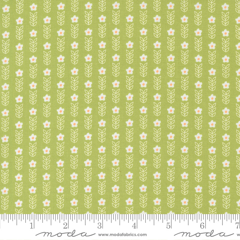 Strawberry Lemonade Lime Blooms Yardage by Sherri & Chelsi for Moda Fabrics