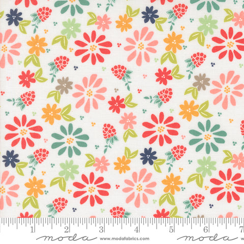 Raspberry Summer Cloud Spring Berries Yardage by Sherri & Chelsi for Moda Fabrics