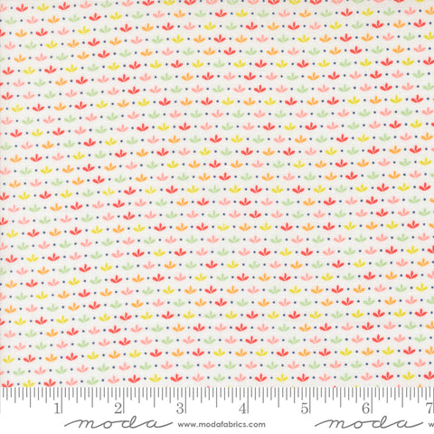 Raspberry Summer Cloud Sprout Yardage by Sherri & Chelsi for Moda Fabrics