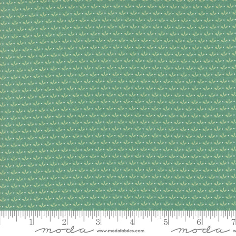 Raspberry Summer Teal Sprout Yardage by Sherri & Chelsi for Moda Fabrics