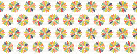 Raspberry Summer Multi Dresdan Cheater 60" Wide Yardage by Sherri & Chelsi for Moda Fabrics