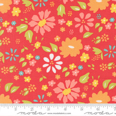 Delightfully Yours Geranium Wildflower Yardage  by Sherri & Chelsi for Moda Fabrics