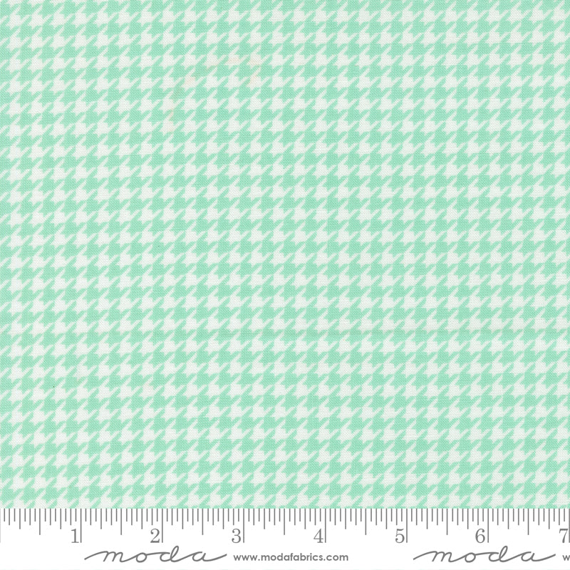 Delightfully Yours Aqua Check Yardage by Sherri & Chelsi for Moda Fabrics