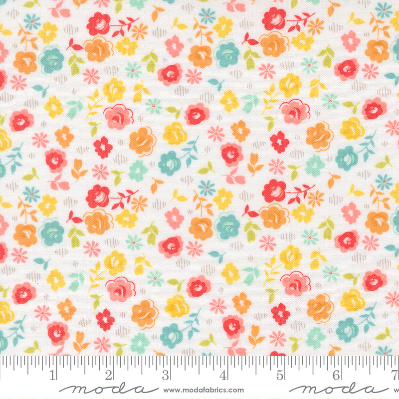 Delightfully Yours Cloud Floral Yardage by Sherri & Chelsi for Moda Fabrics