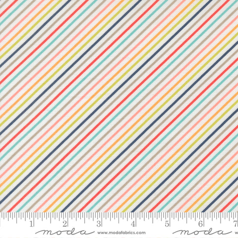 Delightfully Yours Cloud Stripe Yardage by Sherri & Chelsi for Moda Fabrics