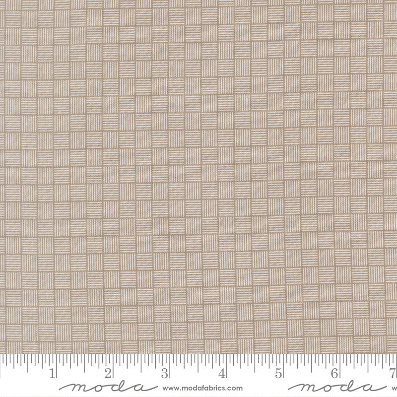 Birch & Willow Stone Crosshatch Yardage by Sherri & Chelsi for Moda Fabrics