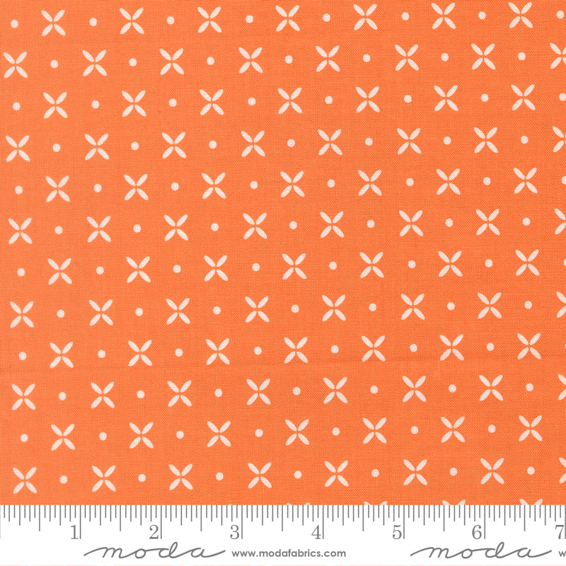 Birch & Willow Pumpkin Orange Peel Yardage by Sherri & Chelsi for Moda Fabrics