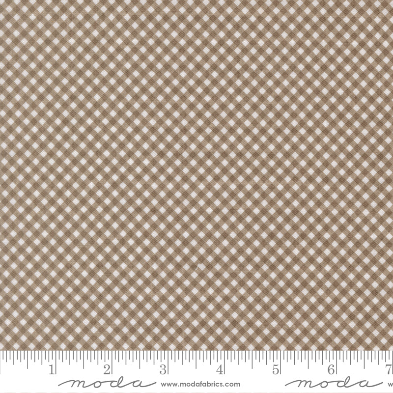 Birch & Willow Stone Gingham Yardage by Sherri & Chelsi for Moda Fabrics