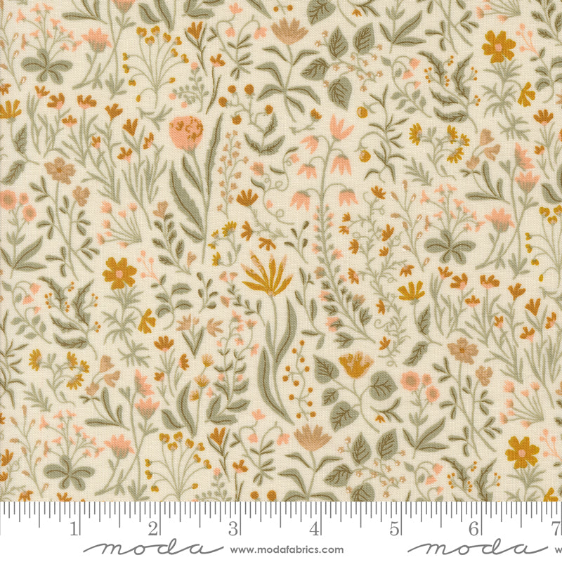 Rainier Eggshell Mountain Meadow Yardage by Jessica Rose for Moda Fabrics