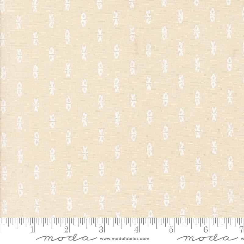 Rainier Eggshell White Wolly Socks Yardage by Jessica Rose for Moda Fabrics