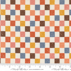 Blossoms & Blooms Pearl Checkerboard Yardage by Elena Amo for Moda Fabrics