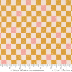 Blossoms & Blooms Blush Checkerboard Yardage by Elena Amo for Moda Fabrics