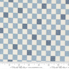 Blossoms & Blooms Sky Checkerboard Yardage by Elena Amo for Moda Fabrics