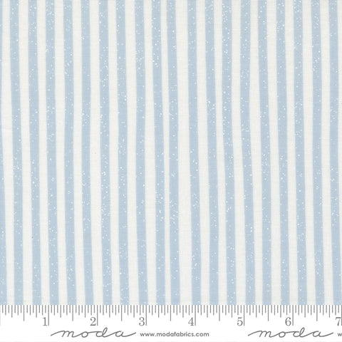 Blossoms & Blooms Powder Blue Stripes Yardage by Elena Amo for Moda Fabrics