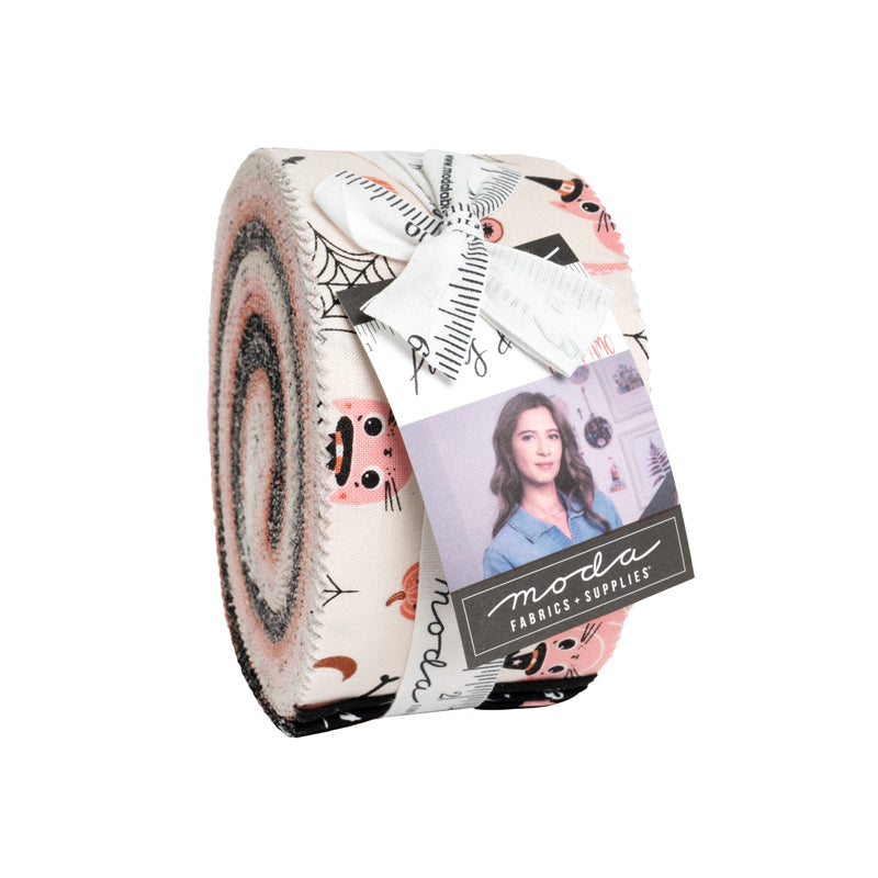 Purrs & Boos Jelly Roll by Elena Amo for Moda Fabrics