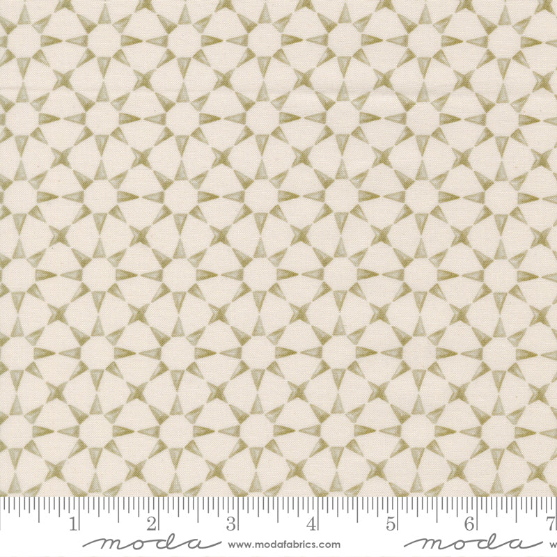 Silent Night Lamb Star Mosaic Yardage by Watercolour Heart for Moda Fabrics