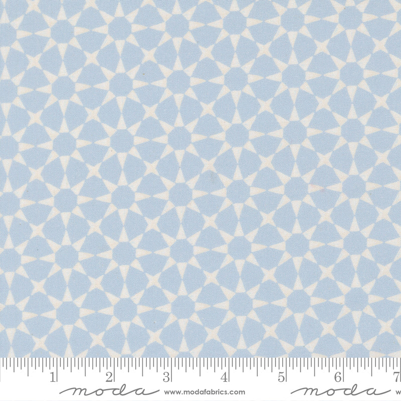Silent Night Sky Star Mosaic Yardage by Watercolour Heart for Moda Fabrics