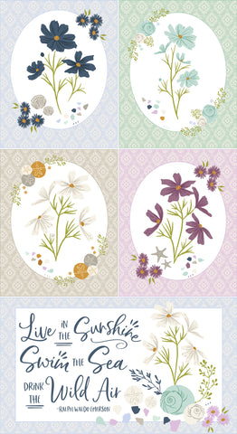 Seaglass Summer Fat Quarter Bundle by Sweetfire Road for Moda Fabrics