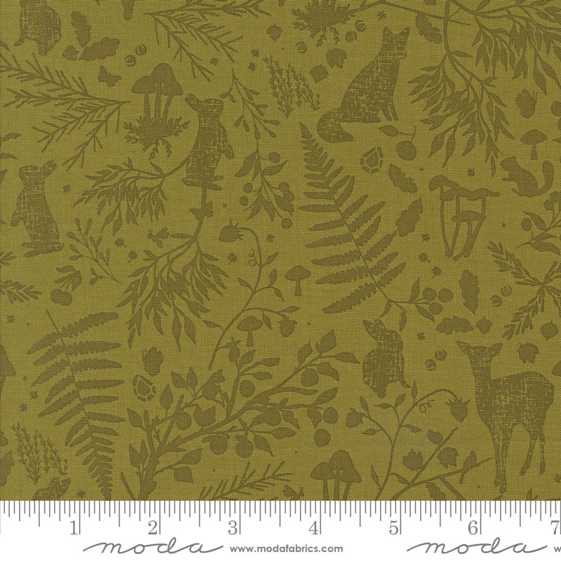 Frivolity Lichen Watchful Eyes Yardage by Sweetfire Road for Moda Fabrics