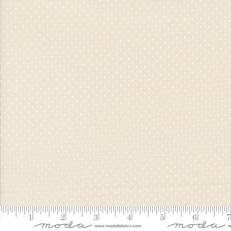 Frivolity Porcelain White Hobnail Goblets Dots Yardage by Sweetfire Road for Moda Fabrics