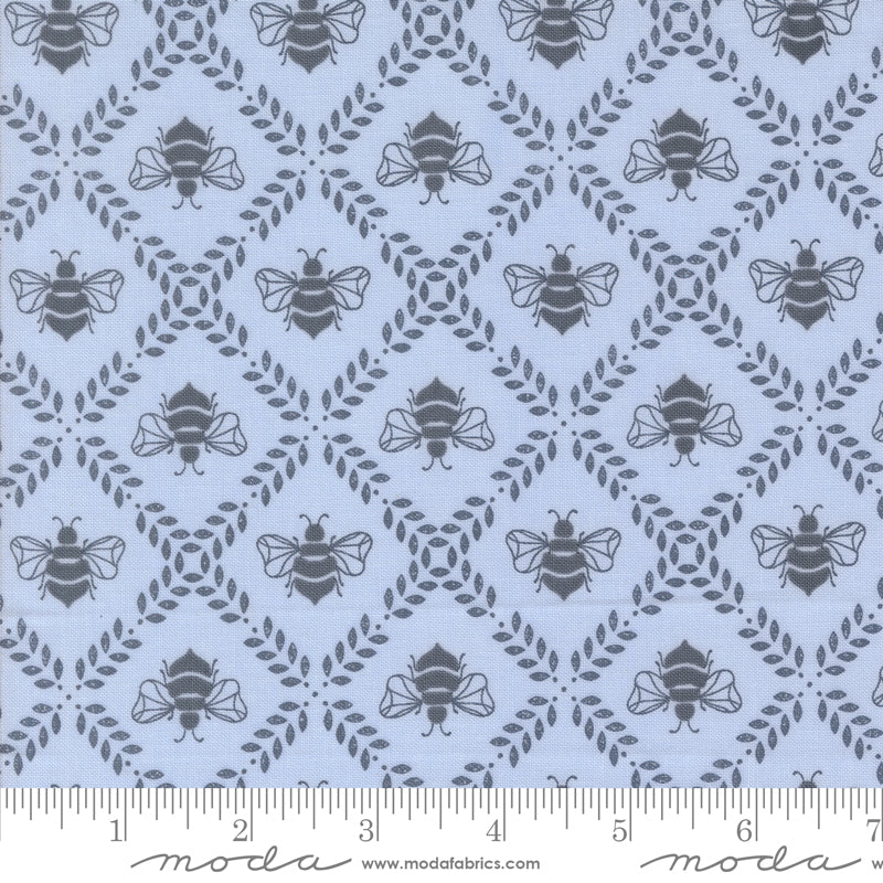 Sun-drenched Sky Gathering Honey Yardage by Sweetfire Road for Moda Fabrics