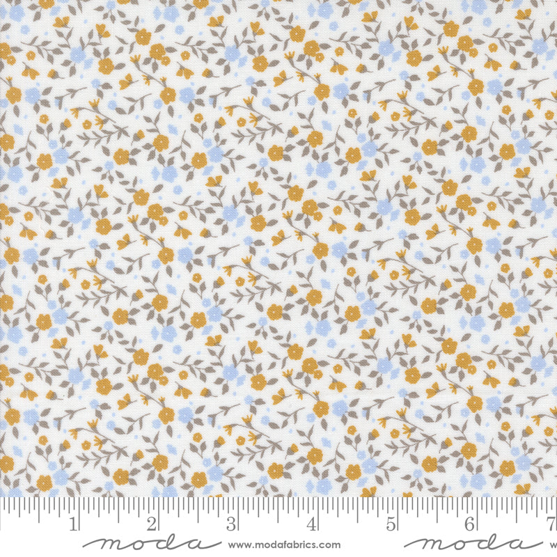 Sun-drenched Cloud Tiny Floral Yardage by Sweetfire Road for Moda Fabrics