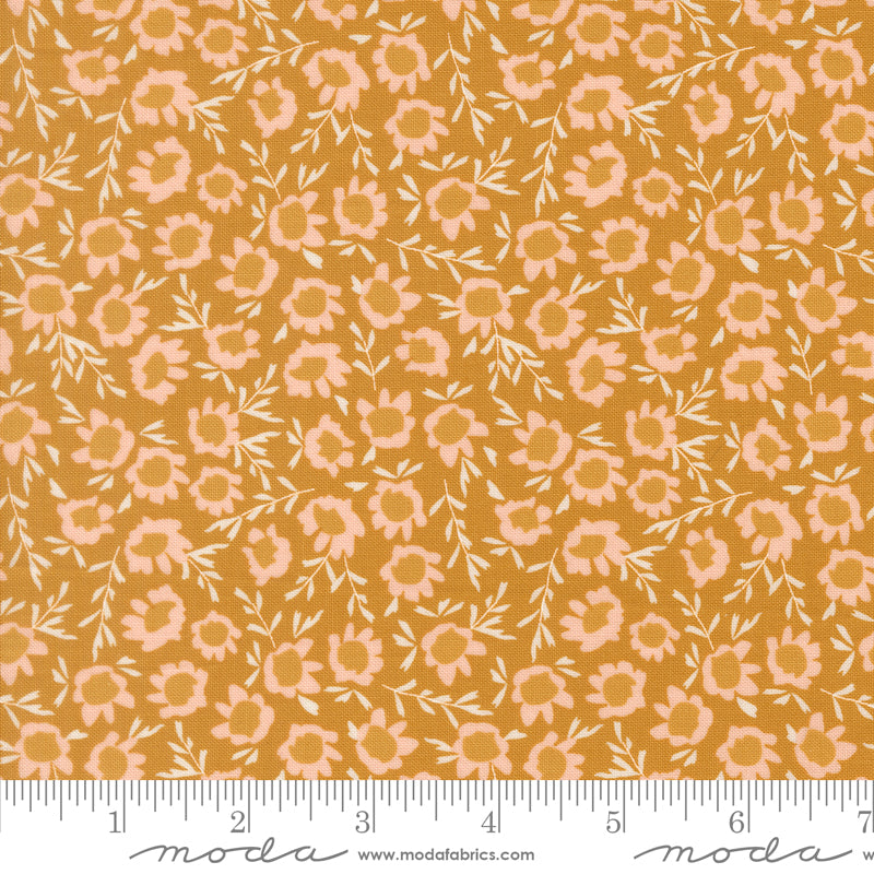 Wildbriar Golden Blossoms Yardage by Sweetfire Road for Moda Fabrics